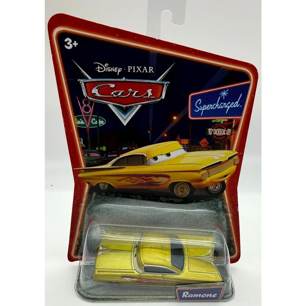 Disney Pixar Cars Yellow Ramone Supercharged 1:55 Diecast Sealed NIP